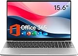 15.6 Inch Laptop with Office 365, 4GB RAM 128GB Storage Expandable 1TB, 5205U Processor, Windows 11 Laptops Computer, HD Display, Wi-Fi 5, BT4.2, Type-C, Numpad, for Students and Business.