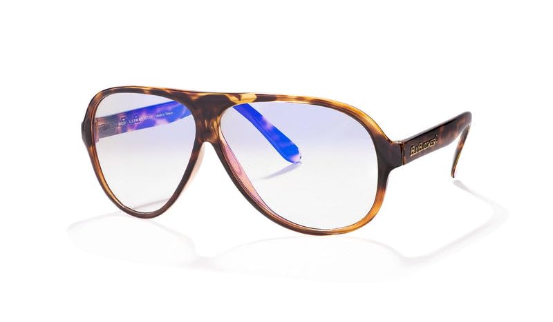 BluBlocker Original Aviator Sunglasses | Retro | Blocks 100% of Blue & UV light | For Men & Women | Reduce Glare & Eye Stress