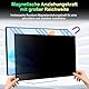 2 STÜCK 23.8 Zoll Bildschirm Magnetischer Blickschutzfilter für 16:9 Seitenverhältnis, Blendfrei Blaulichtfilter Monitor 23.8 Privacy Screen Sichtschutzfolie, Abnehmbarer Computer Sichtschutzfilter