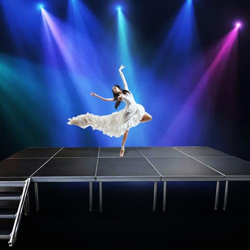 Image of 24x40ft Portable Stage Platform, 114000LBS Heavy Duty Aluminum Stage Riser