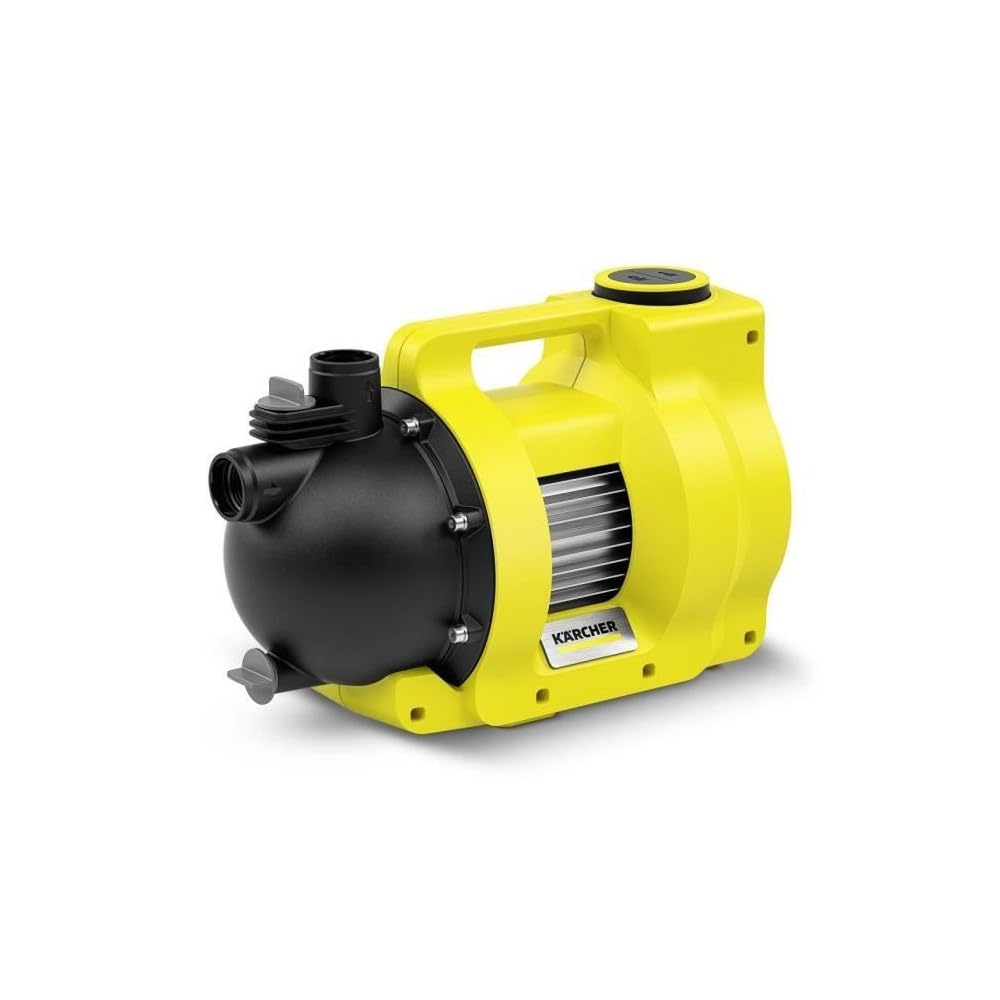 Kärcher Yellow, Black Bp 6.000 Garden Pump, 6,000 L/H Flow Rate, 8 M Suction Height, 1000 Watt, Yellow, Modern Style, Alloy Steel