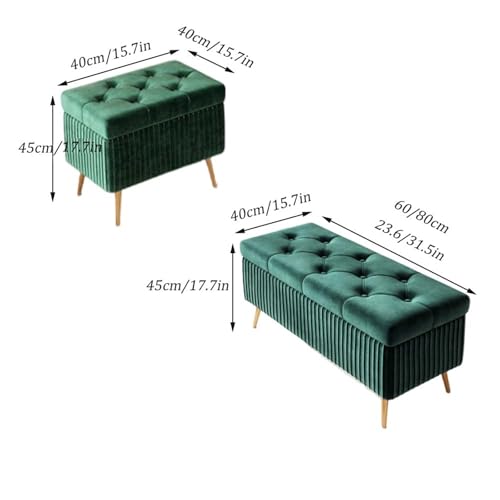 Banc de rangement pour chaussures avec compartiment caché entrée rouge - 3