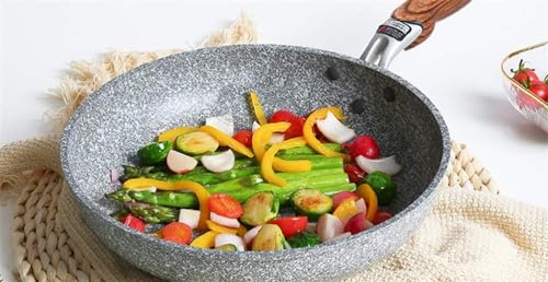 Wok antiadherente de 28 cm con base de inducción miniatura 4