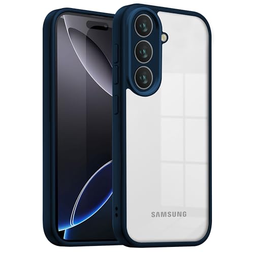 Image of V-TAN Back Cover for Samsung Galaxy A36 5G Compatible Case, Transparent Clear, TPU, Camera Protective Shockproof Cover (Blue)