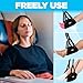 Airplane Footrest, Portable Foot Rest for Travel, Adjustable Height, Foot Sling for Airplane Travel, Airplane Foot Rest Hammock Provides Relaxation and Comfortable for Long Flight