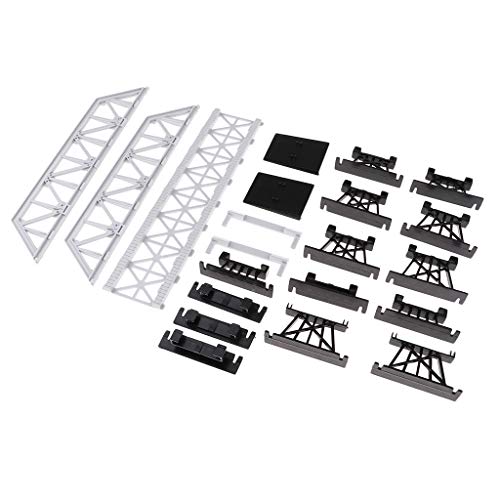 Tongina Model Railroads & Trains HO Scale Bridge Model Building Accessory DIY