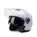 Produktbild JKLL Motorcycle Modular Integralhelm Flip Up Dual Visor Sun Shield: Größe L, Weiß