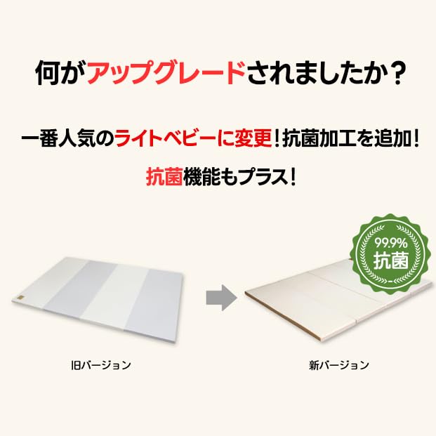 Amazon.co.jp: thesun 4段 アップグレード 抗菌 プレイマット 厚み4cm