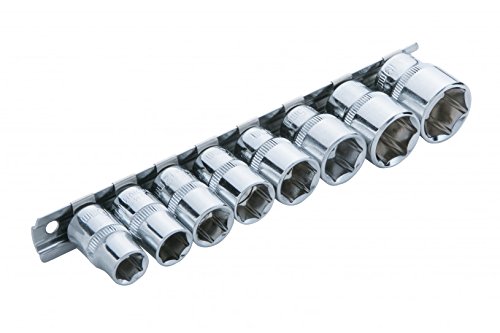 Blue Spot 01524 8 Piece 3/8 Inch Socket Set On Rail
