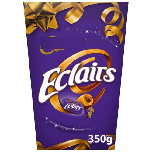 Cadbry Eclairs Chocolate Carton 350g, Caramels with milk chocolate centres, By SSN Spark Systems Network (2x Box)