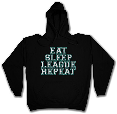Sweat à capuche League Repeat Urban Backwoods pour passionnés de gaming et d'e-sport