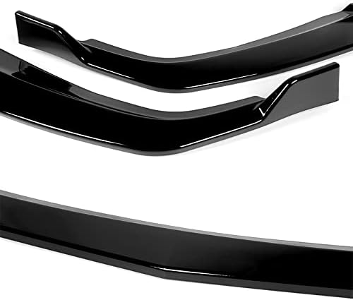 Miniatura 6 de DriftX Performance, Kit de 3 bordes de parachoques delantero compatibles con Honda Accord Coupe 2013-2015, alerón de protección divisor estilo STP,