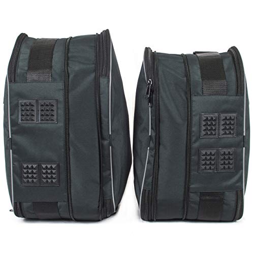 Alforjas interiores GREAT BIKERS GEAR para moto NT 700 Deuville, material poliéster 600x600 Denier con laminado PVC, cremallera y cintas reflectantes miniatura 6