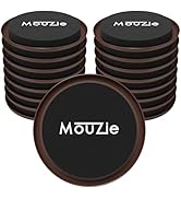 16 Brown 3 1/2 Inch Reusable Heavy-Duty Mover Large Appliance and Furniture Sliders Coasters Supe...