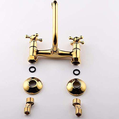 Robinet Moderngold en bronze véritable à double poignée rétro - 7