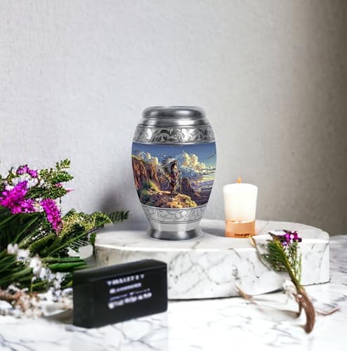 Image of Native American Urns for Human Ashes - Small Urns for Human Ashes Keepsake - Cremation Urn for Ashes - Urns for Ashes Adult Female Mother - Urns for Ashes Adult Female Mom(3 inch Pack of 4)