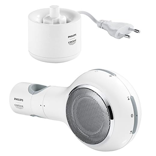 GROHE Aquatunes | Badaccessoires - Bluetooth Duschlautsprecher | wasserdicht, mit Induktion-Ladestation | 26268LV0