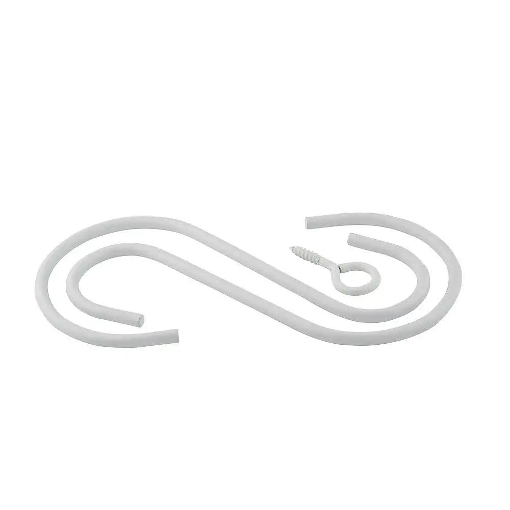Crochet d'extension blanc National Hardware V2665 kit de suspension 15,2 cm