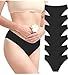 Low-Rise Cotton Bikini Panties for Women: Breathable, Stretchy, and Fashionable Underwear Black