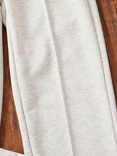 QJQ Girls Wide Leg Elastic High Waisted Pants Sweatpants Baggy Track Pants Trousers Casual Streetwear Ages 8-123