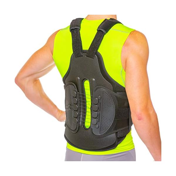 TLSO Thoracic Full Back Brace - Treat Kyphosis, Osteoporosis, Compression Fractures, Upper Spine Injuries, and Pre or…