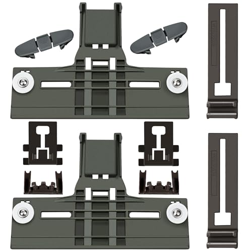 Upgraded W10712395 Dishwasher Top Rack Parts Set W10350375 For Kenmore 665 Dishwasher Whirlpool Dishwasher Parts wdt730pahz0 wdta50sahz0 wdt750sahz0 wdt970sahz0 Upper Rack parts by Romalon