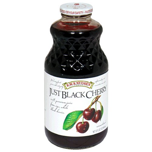 R.W. Knudsen Black Cherry Juice, 32-Ounce Bottles (Pack of 6)