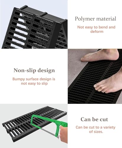 Grille d'extérieur plastique 99 cm contre l'eau de cour - 6
