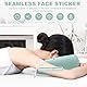 LYPPUL Massage Gesichtswiegenkissen, Massagekissen Kopf Loch, U-förmige Lochkissen Massage Kopfstütze Für Bett, Massagebett Kopfstütze Für Schreibtische, Spa, Salon, Massagebett (Grün)