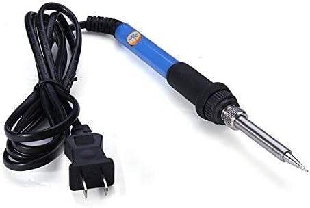 Soldering Occus Blue 60W Adjustable Temperature Electric Soldering Iron Welding Solder Irons Bag Kit - (Color: 110V US Plug)