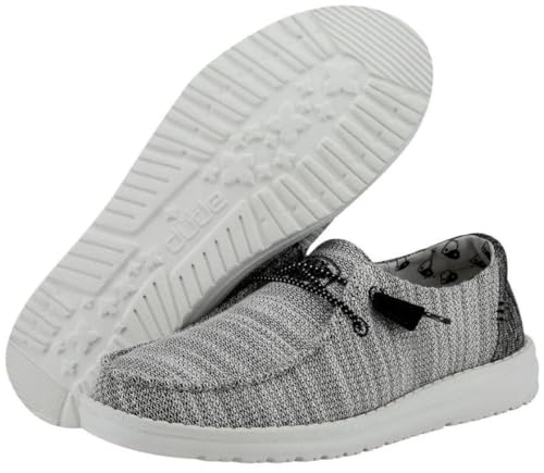 Image of HEYDUDE Women's Wendy Stretch Canvas Slip On Shoes | Easy On Loafer