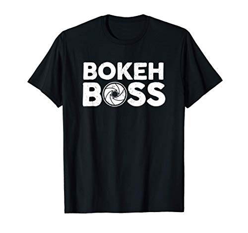 Photographer Bokeh Boss Photography Camera Lens Aperture T-Shirt