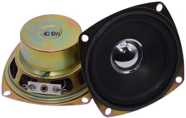 2 Pack 3 Inch 78 MM Full Range Audio Speakers 4 Ohm 10W Bubble Edge 60 Magnetic Smart Bluetooth Speaker Home Sound DIY Small Stereo Woofer Loudspeaker for Arduino and Speaker