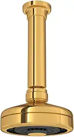 Chuveiro com tubo de teto AcquaPlus, Gold, Deca, 1990.GL.TET