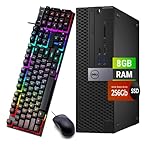 【8 Go de RAM et 256 Go de SSD】 : cet ordinateur de bureau Dell OptiPlex 3040 SFF, clavier et souris reconditionnés sont équipés de 8 Go de mémoire vive et d'un disque SSD de 256 Go, vous permettant d'exécuter plusieurs logiciels et navigateurs en même temps en toute confiance. Le disque dur puissant vous offre suffisamment d'espace pour télécharger des fichiers !