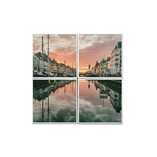 Carreaux céramique Copenhague pour sublimer votre salon au coucher de soleil