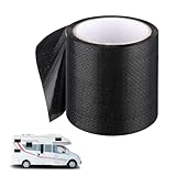 Beeplove RV Underbelly Tape, 4'' x 20' Waterproof Flex Belly Tape with Permanent Sealing Adhesive, Cuttable Repair Patch for RV, Mobile Home, Camper Travel Trailer, Black