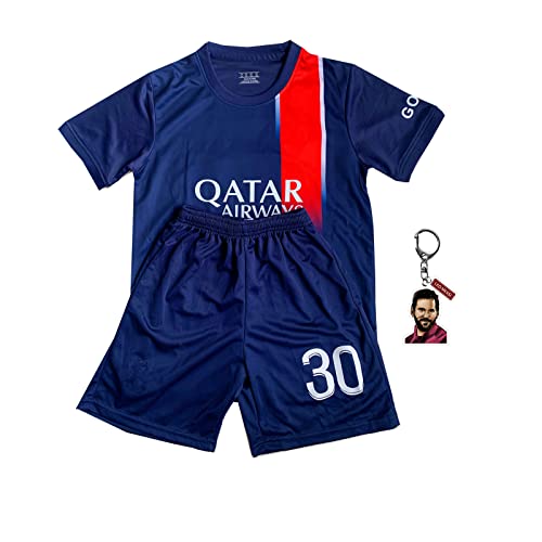 Boys Soccer Jersey 2023-2024 Fc#30 Youths Football Uniforms Fans Shirt For Kids(10-11Years) #TOP29