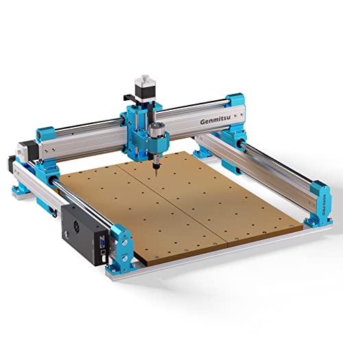 SainSmart Genmitsu 4040 PRO Fresadora CNC, soporta 4 ejes y módulo WiFi, accionamiento de tornillo mejorado para carpintería, corte de metal y acrílico, fresado, control GRBL