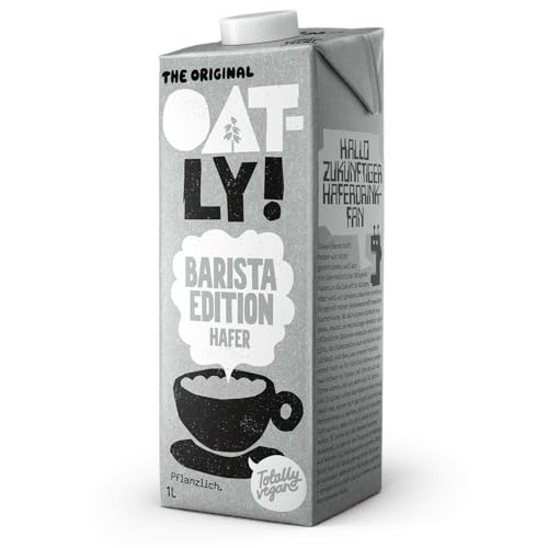 Oatly - Oat Drink - Barista Edition - 6 packs - 1 liter per pack - Liquid Oats - Fully foamable - Plant-based - Sustainable - Rich in unsaturated fats