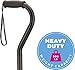 NOVA Medical Products Heavy Duty Quad Cane with Large Base, Black, 4.5 Pound (5710BK)