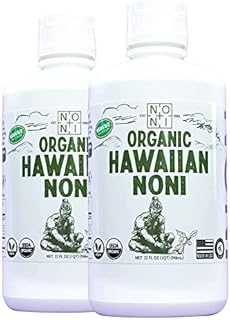 Healing Noni - Certified Organic Hawaiian Noni Juice - 2 X 32oz in Plastic