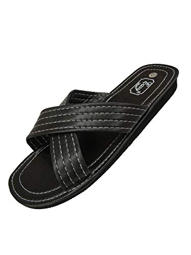 Easy USA men's criss cross sandals
