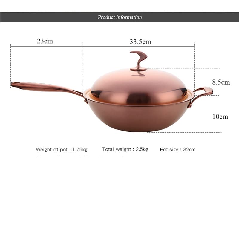 Wok chef antiadherente acero inoxidable con mango miniatura 2