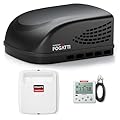 FOGATTI RV Air Conditioner InstaCool 16000BTU Non-Ducted, Rooftop AC Unit RV, All in One Unit, Easy Install, Quiet AC, For Camper (Non-ducted, Black)