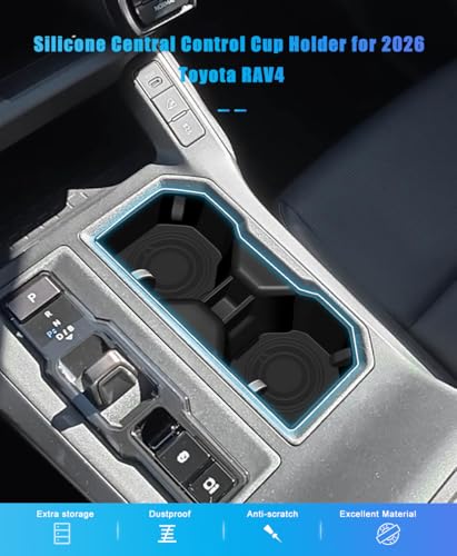 Insertos para portavasos Toyota RAV4 2026 delanteros y traseros miniatura 4
