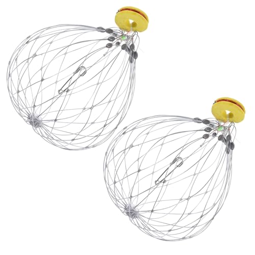 Piège à crabes automatique BESPORTBLE en acier pour éviter de rater ses captures en rivière