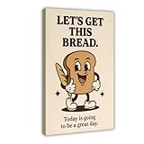 poster su tela con scritta let's get this pane, decorazione per camera da letto, ufficio, stanza, regalo, 50 x 75 cm