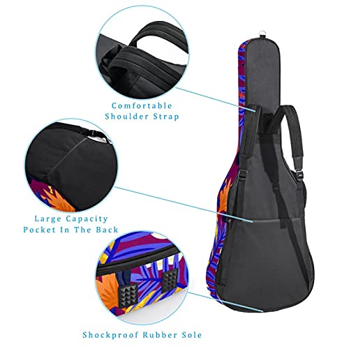 Housse guitare imperméable avec fermeture éclair robuste pour folk et classique - 3