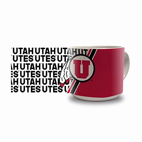 Rico NCAA Utah Utes 14 oz Metro Ceramic Mug